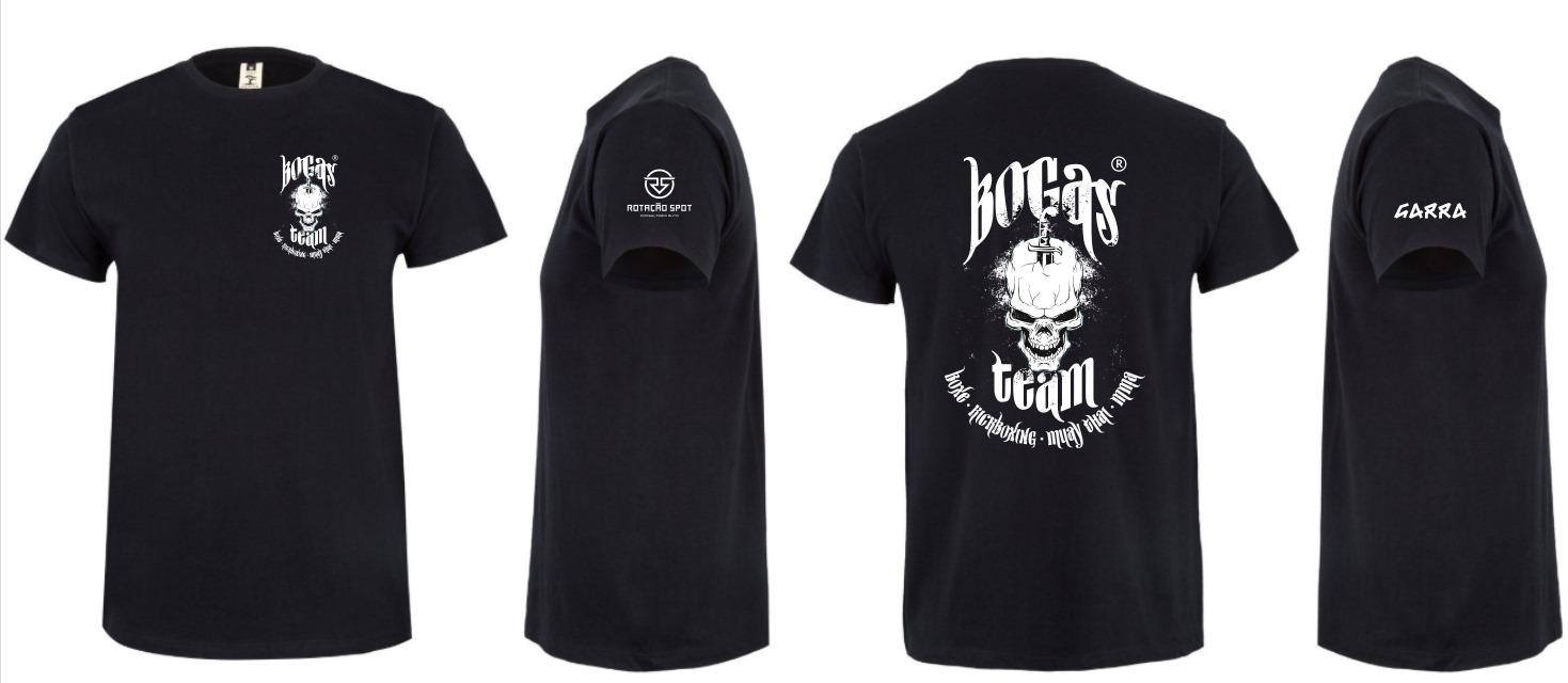 T-shirt preta